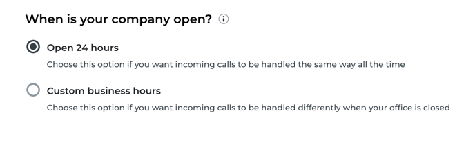 Business Hours