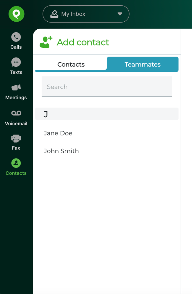 Contacts - Teammates-1