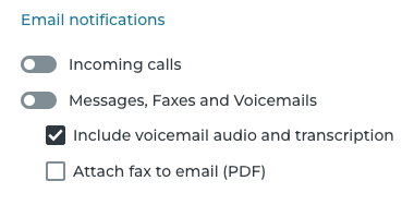Email Notifications