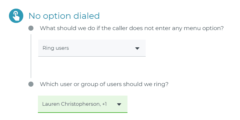 How do I set up a menu for callers?