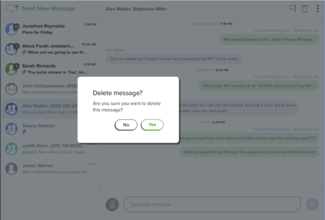 Confirm Delete
