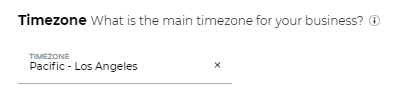 configure time zone